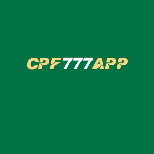 Logo da CPF777APP